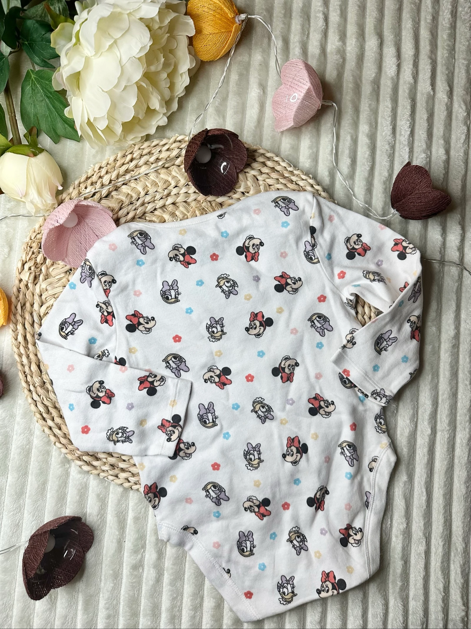 Set van 2 Minnie Disney Primark lange mouwen bodys 12-18 maanden – photo 4